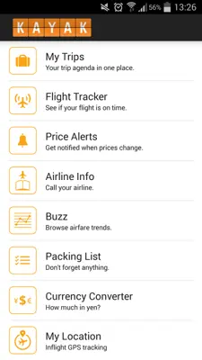 KAYAK Flights, Hotels & Cars android App screenshot 2