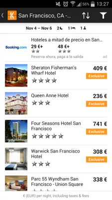 KAYAK Flights, Hotels & Cars android App screenshot 5